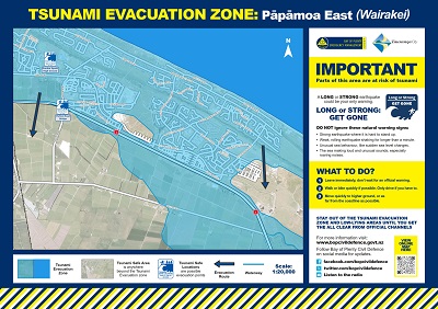 Papamoa map Papamoa map